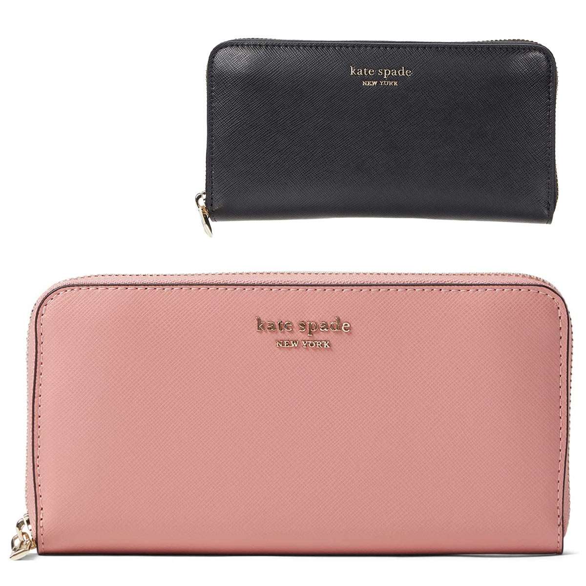 ケイトスペード 長紙入れ レディース 黒いこと ブランド名 本革 新品 大きめ 大収容能力 Kate Spade