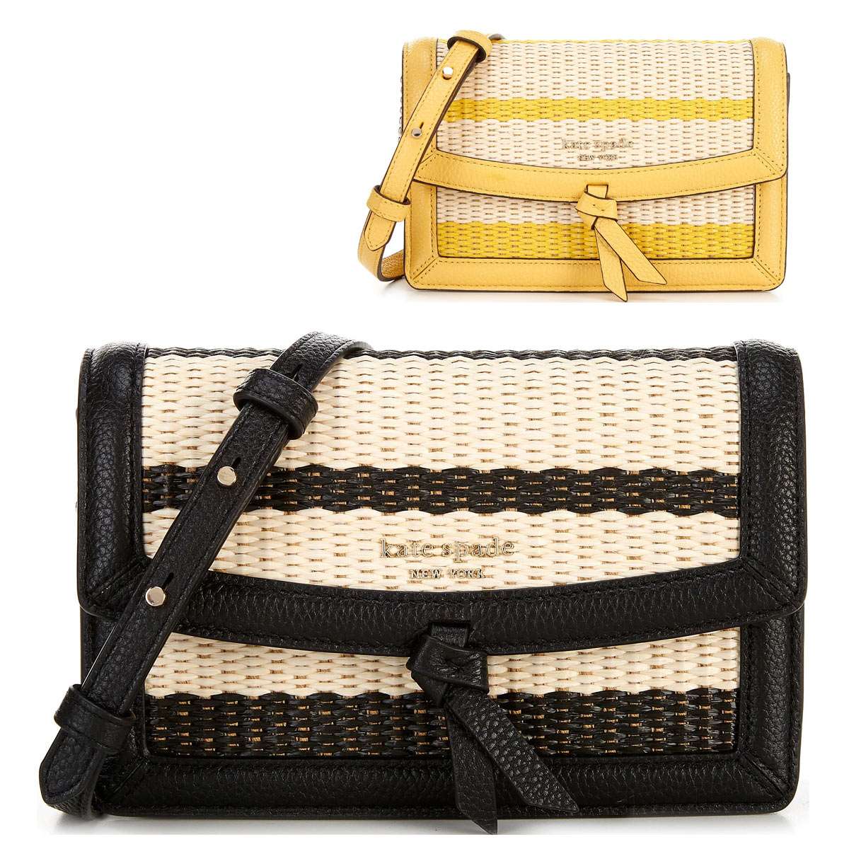 【Kate Spade】カゴクラッチバッグ美品 kate spade NEW YORK - ケイトスペード ☆ カゴ クラッチバッグ