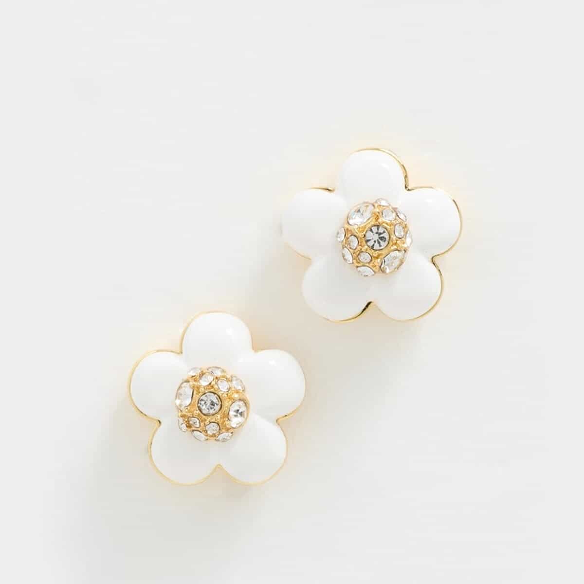 マークジェイコブス ピアス ブランド お花 おしゃれ サージカル 金属アレルギー対応 つけっぱなし marc jacobs
