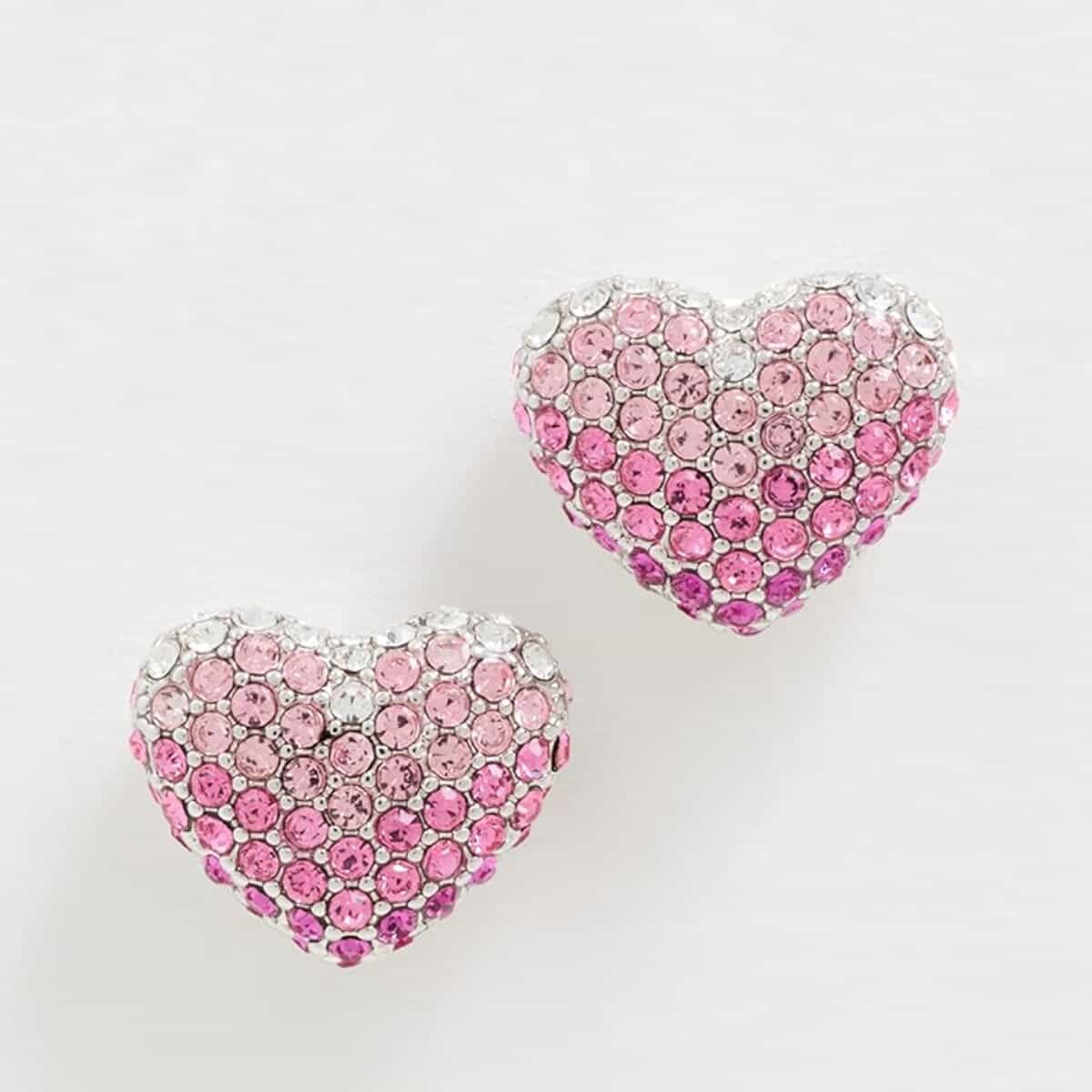 マークジェイコブス ピアス ブランド ハート クリスタル サージカル 金属アレルギー対応 つけっぱなし marc jacobs