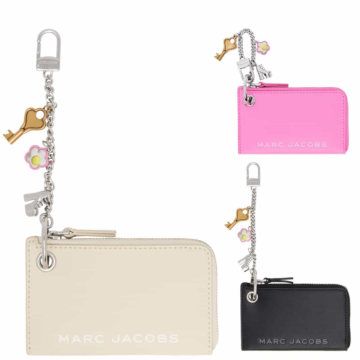 マークジェイコブス コインケース 小銭入れ カードケース キーケース レディース ブランド キーリング marc jacobs