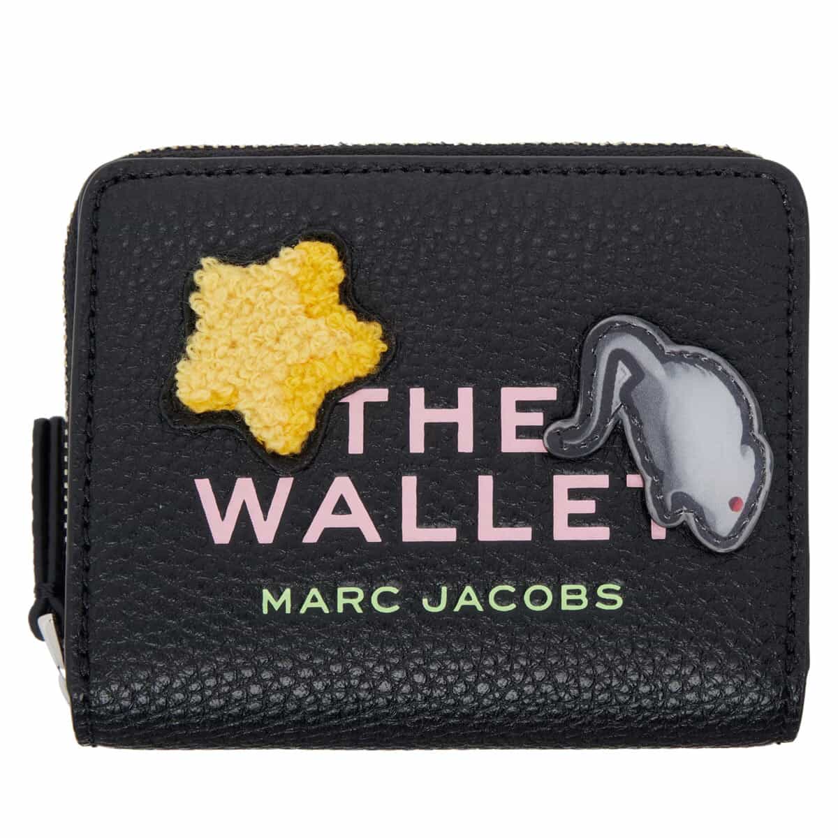 マークジェイコブス 紙入れ レディース 二つ折 ブランド名 パウダーコンパクト 小さめ 本革 星鼠 marc jacobs