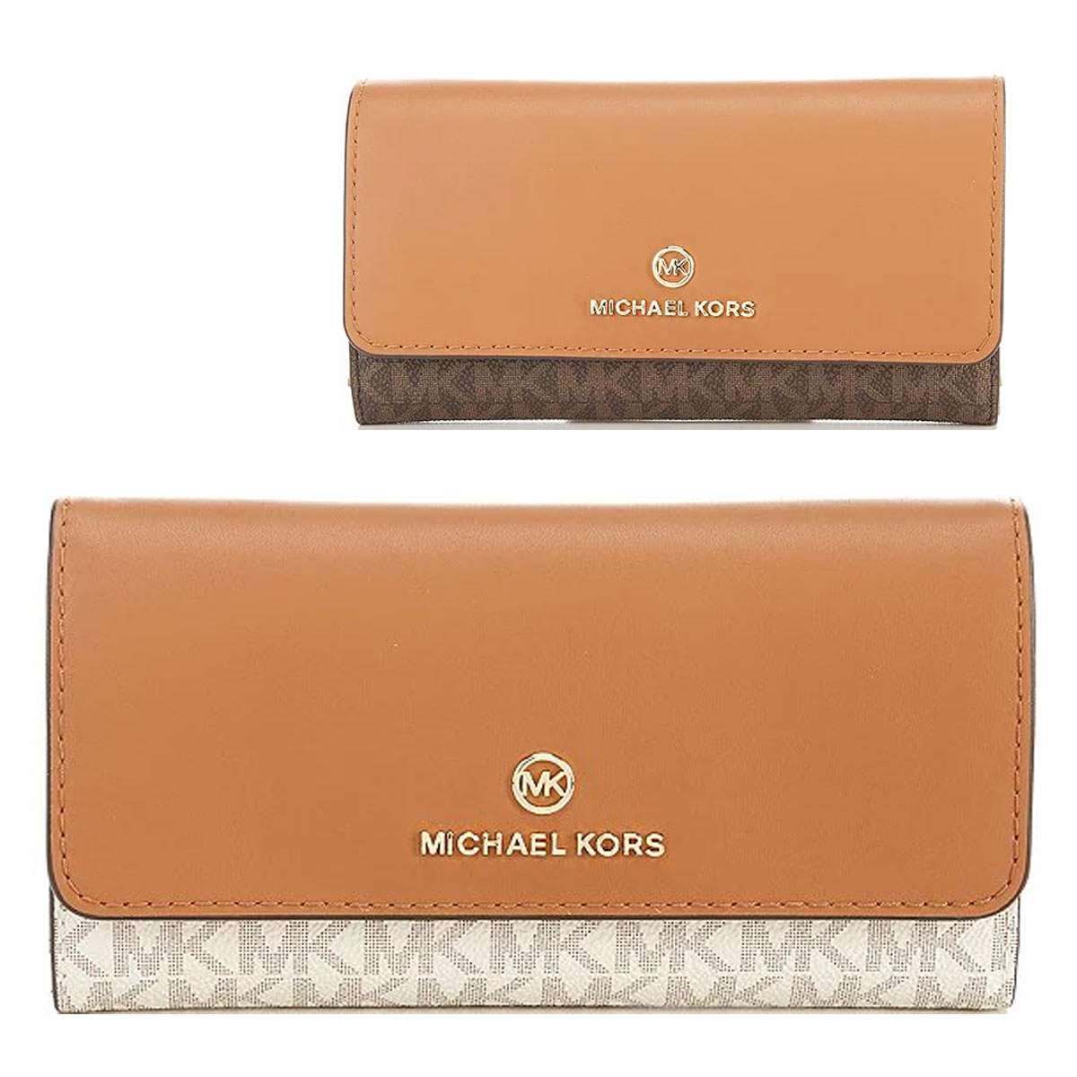 マイケルコース 長財布 レディース 財布 ブランド かぶせ ファスナー 本革 アウトレット Michael Kors