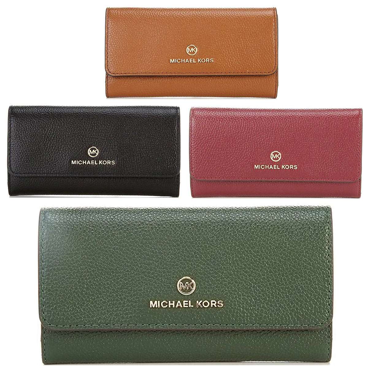 マイケルコース 長財布 レディース 財布 ブランド かぶせ ファスナー 本革 アウトレット Michael Kors｜LAngelina 28,616円