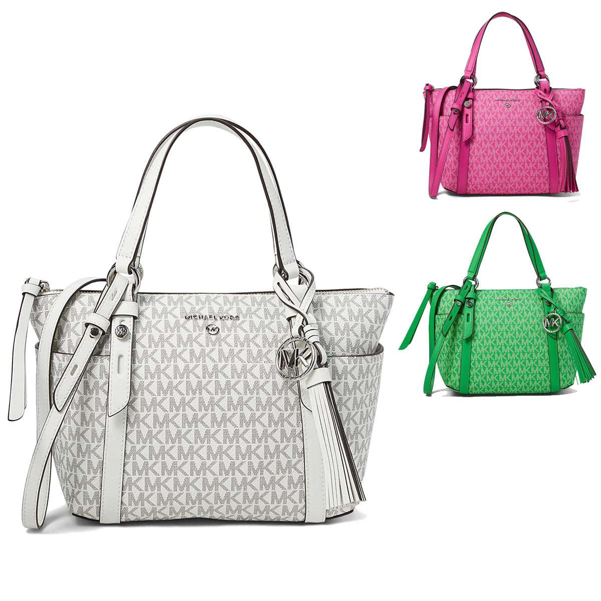 MICHAELKORSレザーポーチ付トートバッグ&ショルダーバッグ 楽天市場】【バッグ】MICHAEL KORS マイケル コース トート