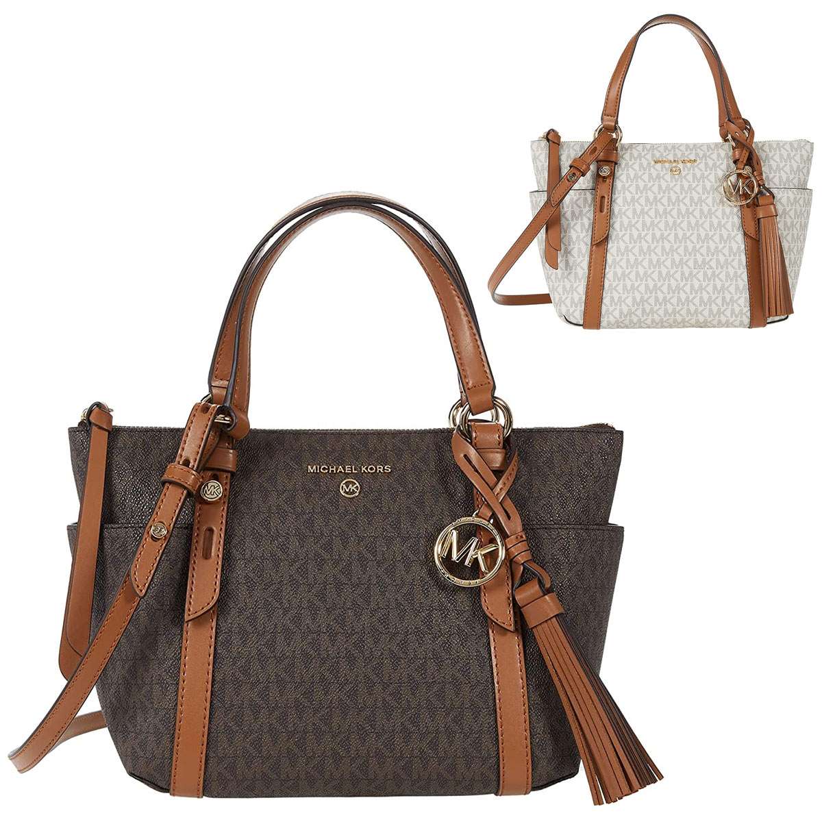 マイケルコース トートバッグ レディース ショルダーバッグ ファスナー付き 小さめ 本革 ブランド アウトレット Michael Kors|LAngelina