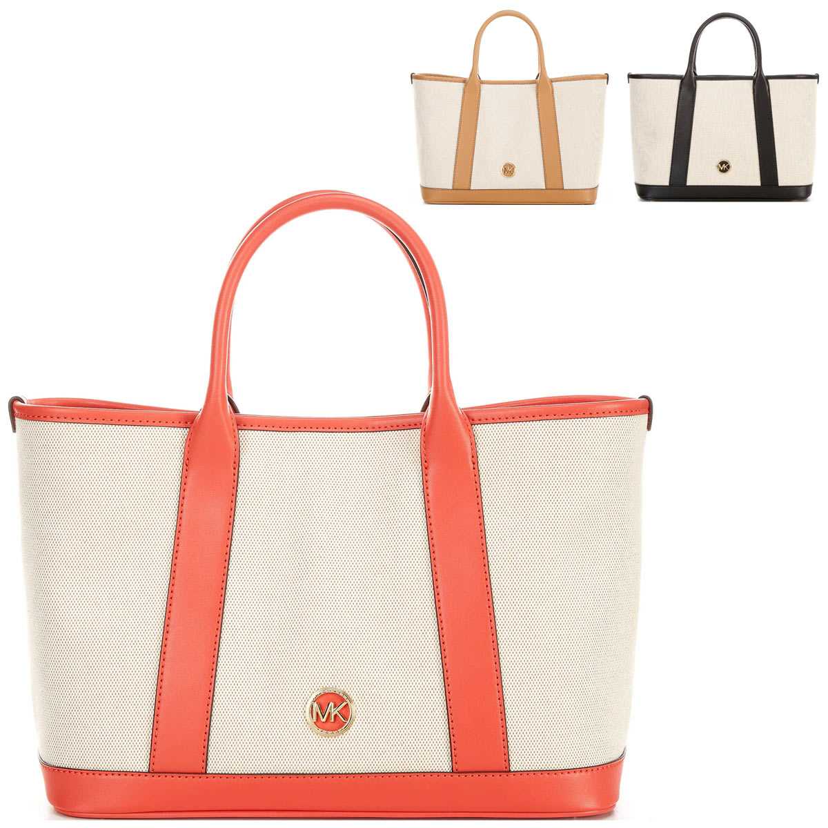 マイケルコース ショルダーバッグ ハンドバッグ レディース ブランド 斜めがけ トートバッグ キャンバス ホワイト Michael Kors|LAngelina