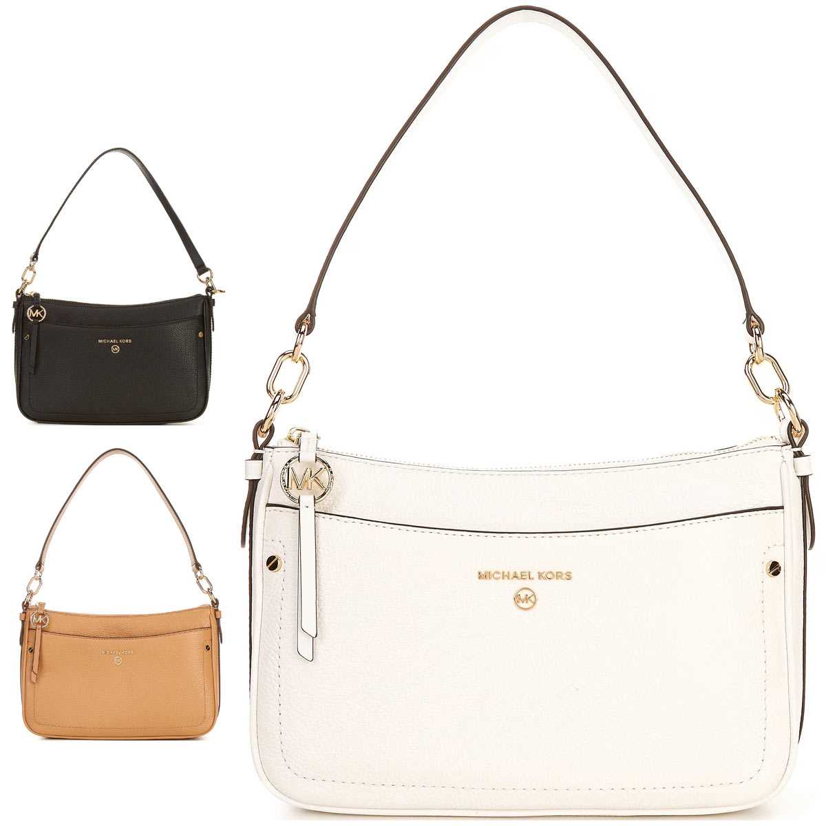 マイケルコース ショルダーバッグ レディース 斜め掛け 大人 ブランド 小さめ 本革 ホワイト Michael Kors｜LAngelina