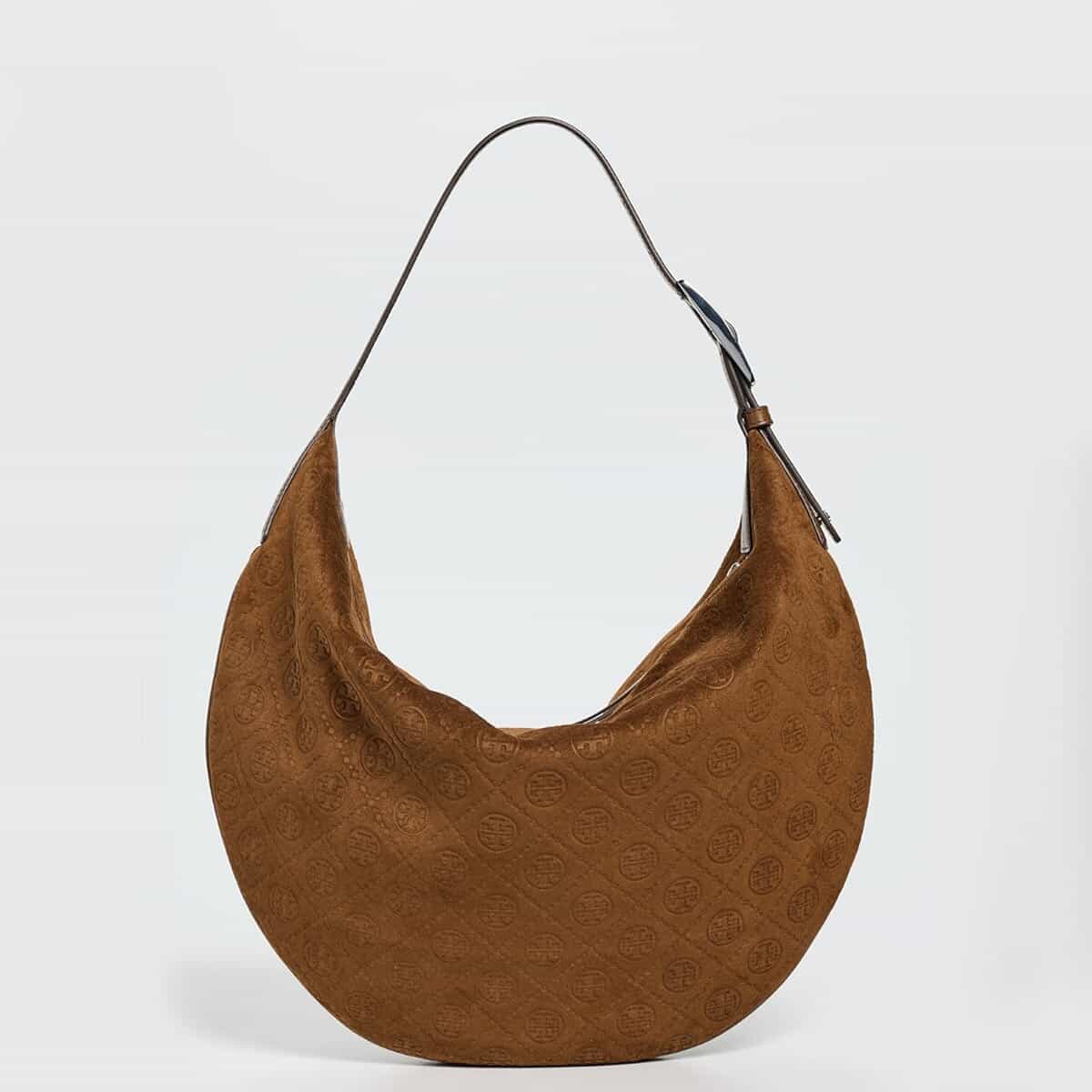 トリーバーチ 御徒面子 ショルダーバッグ レディース 大きめ スウェード モノグラム BAGGU 逃げ道ではない Tory Burch