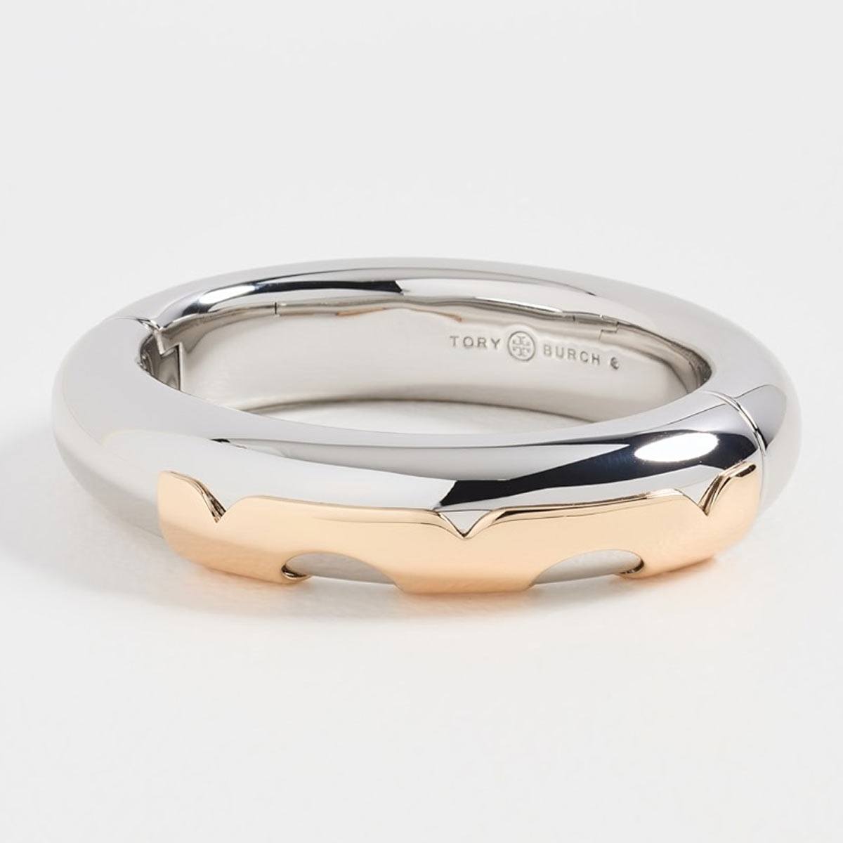トリーバーチ バングル ブレスレット レディース ブランド 太め k18 18金 ゴールド Tory Burch