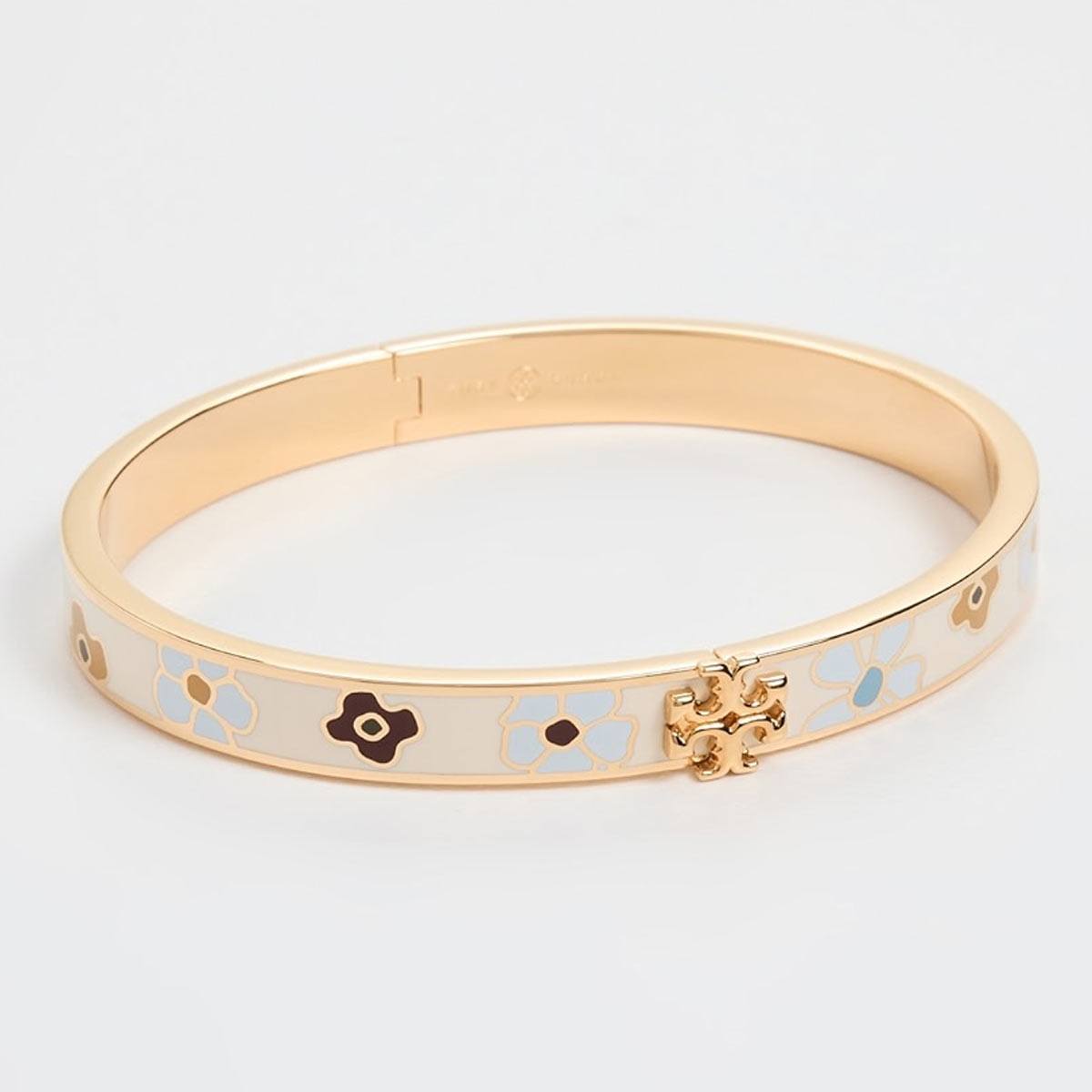 トリーバーチ バングル ブレスレット レディース ブランド 可愛い k18 18金 ゴールド Tory Burch