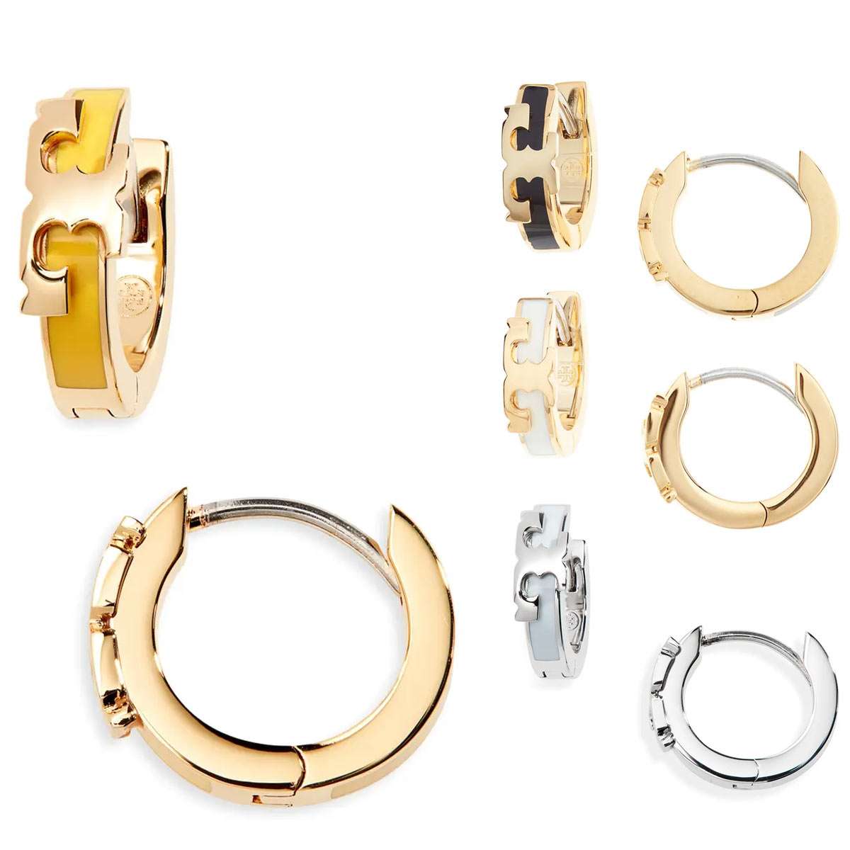 TORY BURCH フラワーハギーピアス ゴールド フープピアス トリーバーチ 330204167_1.jpg