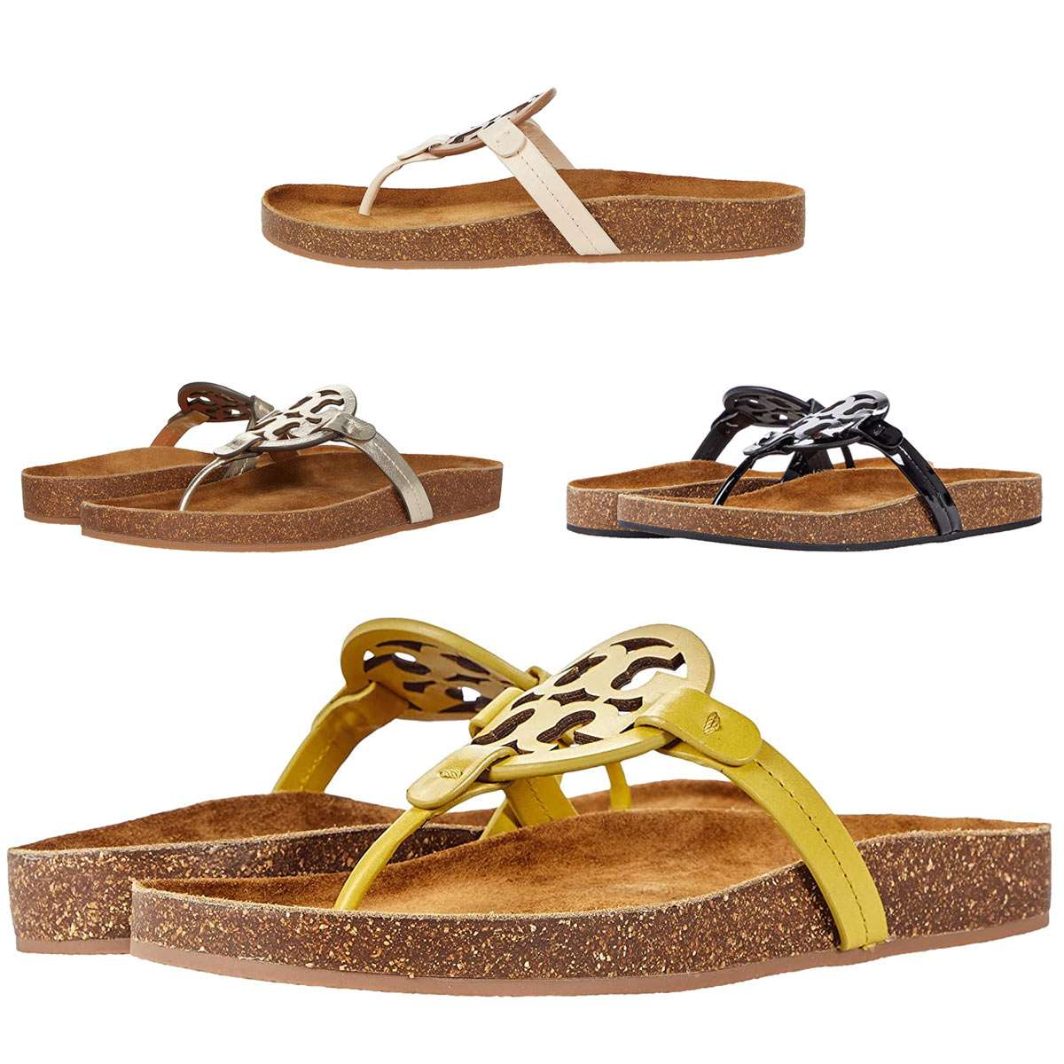 期間限定 トリーバーチ サンダル 靴 レディース ぺたんこ 歩きやすい おしゃれ ブランド かかとなし Tory Burch fawe.