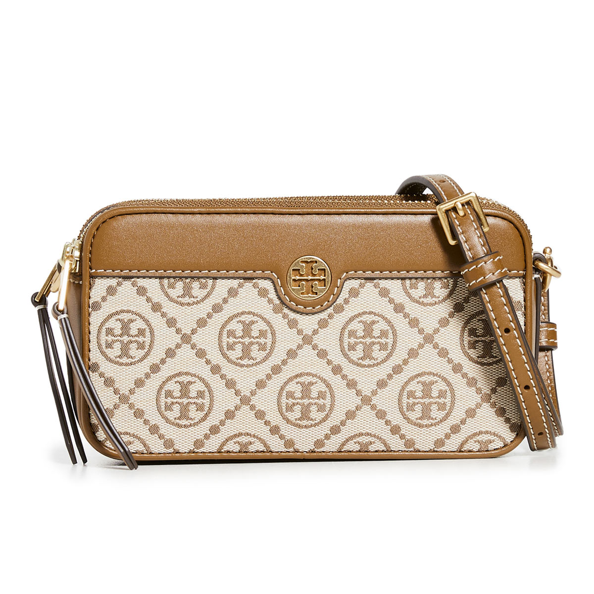 Tory Burch ベージュレザーショルダーバッグ トリーバーチ ベージュ レザー ショルダーバッグ - メルカリ