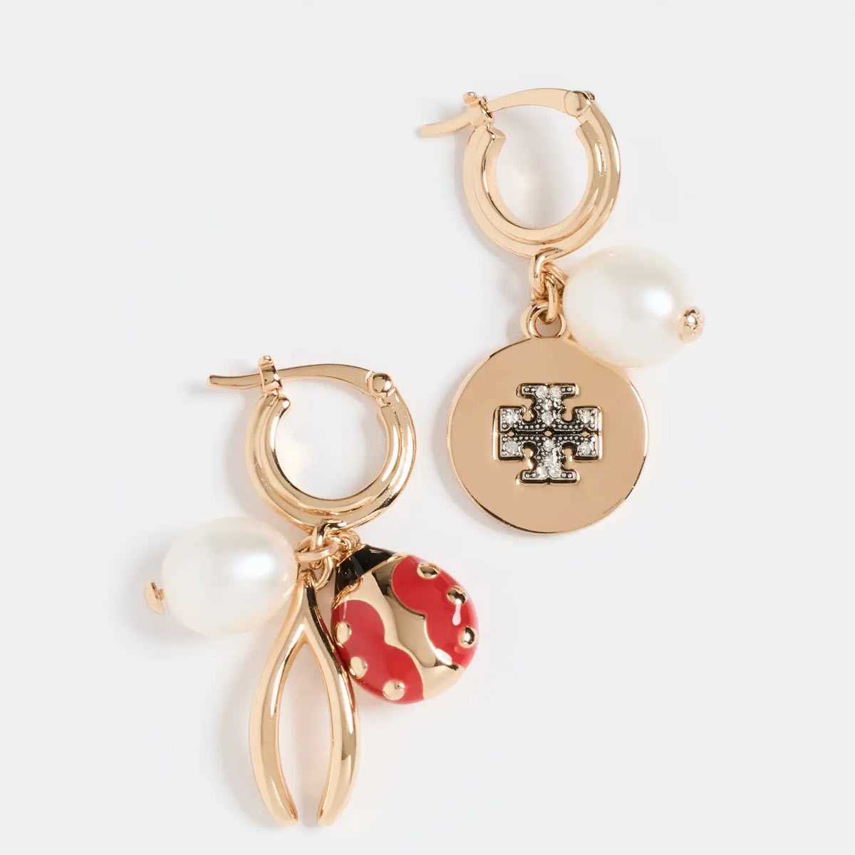 トリーバーチ ピアス レディース ブランド パール てんとう虫 かわいい プレゼント 20代30代40代50代 Tory Burch