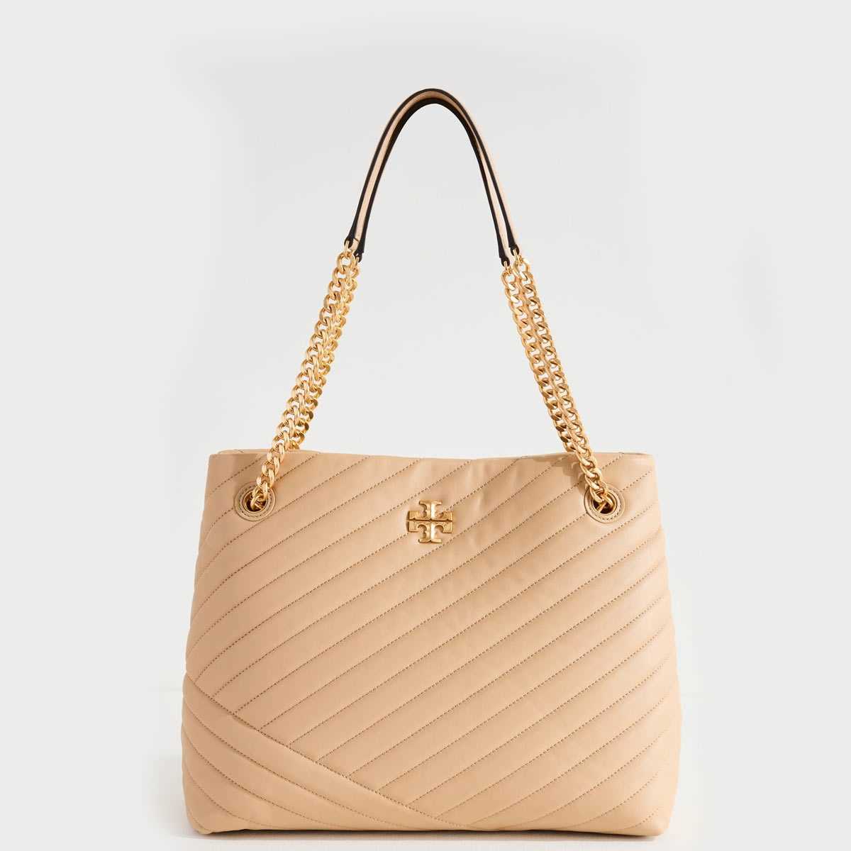 トリーバーチ トートバッグ レディース キルティング ブランド ファスナー付きポケット a4サイズ 本革 ロゴ Tory Burch