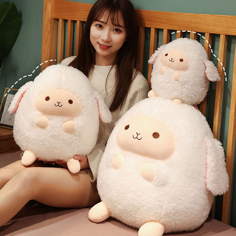 楽天市場】ひつじ 羊 ぬいぐるみ 添い寝枕 抱き枕 おもちゃ かわいい