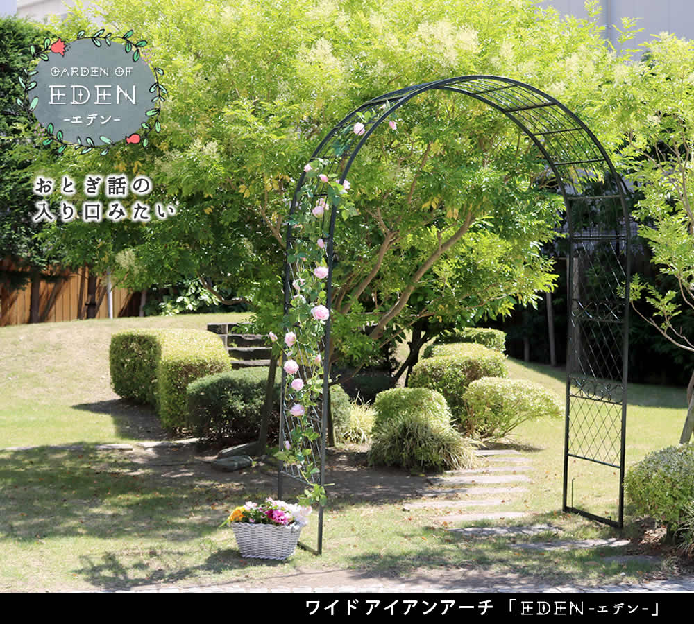 ガーデンアーチ アイアン アーチ 門 木製 バラ 薔薇 フェンス おしゃれ 小型 北欧 ガーデニング 屋外 家具 ツタ エントランス エクステリア ロマンチック トレリス 園芸支柱 つるバラ 誘引 黒 Prescriptionpillsonline Is