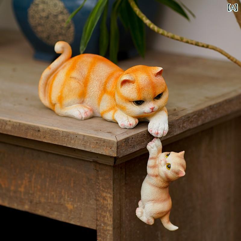 かわいい 飾り 雑貨 で かわいい 子猫の 飾り 庭の 中庭 幼稚園 家の 装飾 デスク トップの ギフト