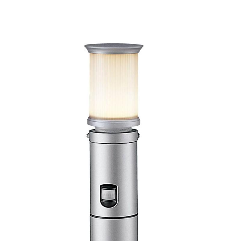 パナソニック (Panasonic) エントランスライト 灯具 LED白熱電球4.3W1灯 LED白熱電球取り替えっこ型 シルバーメタリック 差しわたし122×高さ353粍 LGWC45519U