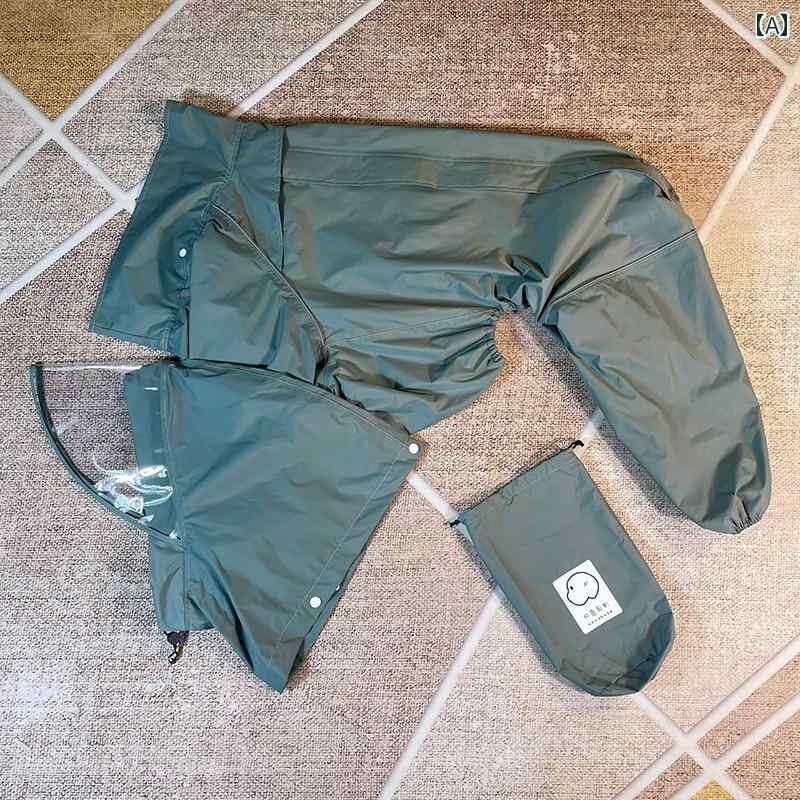 ワンちゃん用 かっぱ 犬のお父さんの 夏 軽量 犬 レインコート 屋外 オールインクルーシブ 防水 大型 レインポンチョ ゴールデンレトリバー ジャケット 6,999円