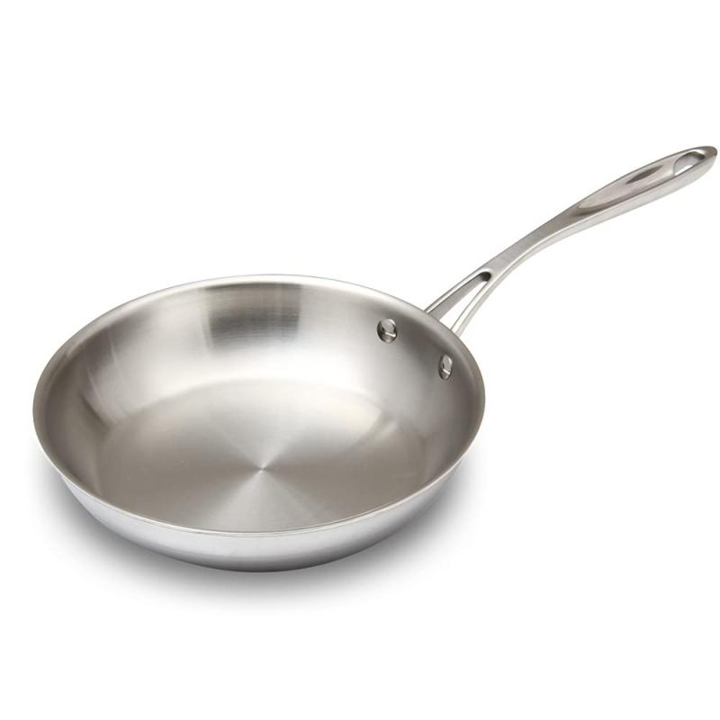 RUSTELA ラステラ 業務用ステンレスフライパン 26cm 三層構造 IH対応 食洗器対応 コーティングなし IH/直火両対応