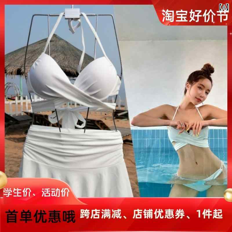 レディース ガーリー 水着 ビキニ 貧 乳 水着 巨 白い 魅惑的 スリーピース ビキニ 韓国 プッシュアップ 女性用 休暇