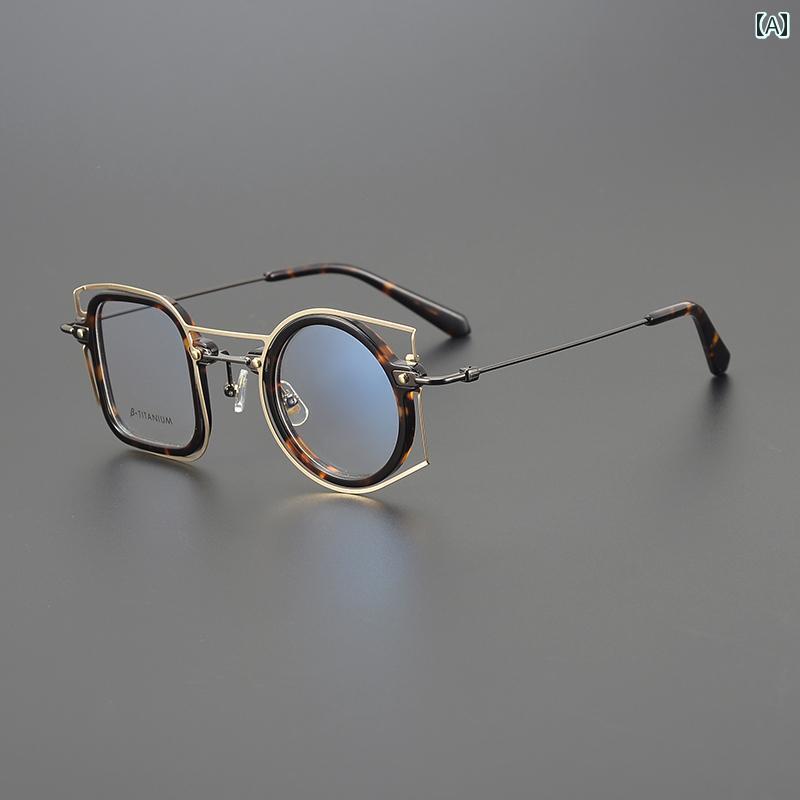 楽天市場】ビンテージ丸メガネ 独創的デザインコンビ丸眼鏡・Avanty