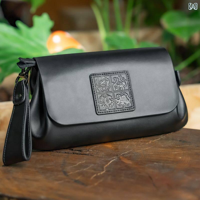 クラッチバッグ メンズ おしゃれ マスター ルー トーテム メンズ クラッチバッグ 革 多機能小銭入れ大容量 スマートフォン カジュアル ビジネス