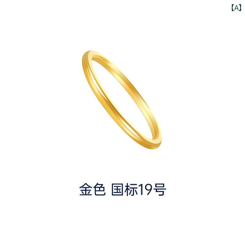 ピンキーリング 指輪 レディース サヤ メンズリング カップル リング ピン キー 女性用 タングステン 鋼 プレーンリング ゴールド 薄型 小指用 高級 シンプル