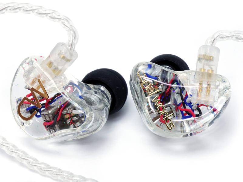 カナルワークス ユニバーサルイヤーモニターCW-U17QD 有線 3.5ｍｍ 2pin イヤモニ イヤホン 2way/6driver Universal In-Ear Monitor