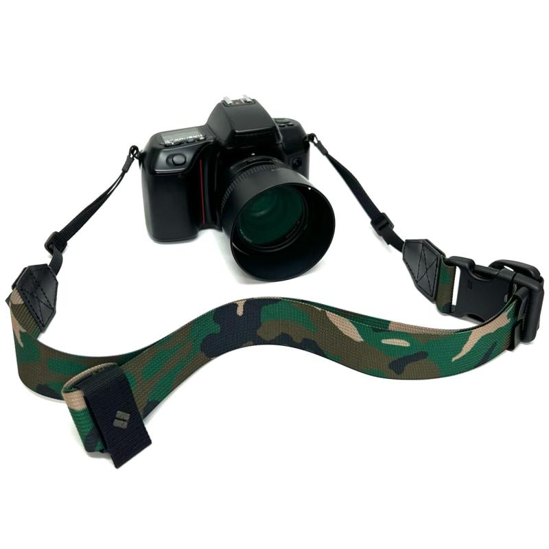 [DIAGNL] ダイアグナル ニンジャカメラストラップ Ninja Camera Strap 38mm Camo (Green camo) 首掛け 着脱 ショルダー