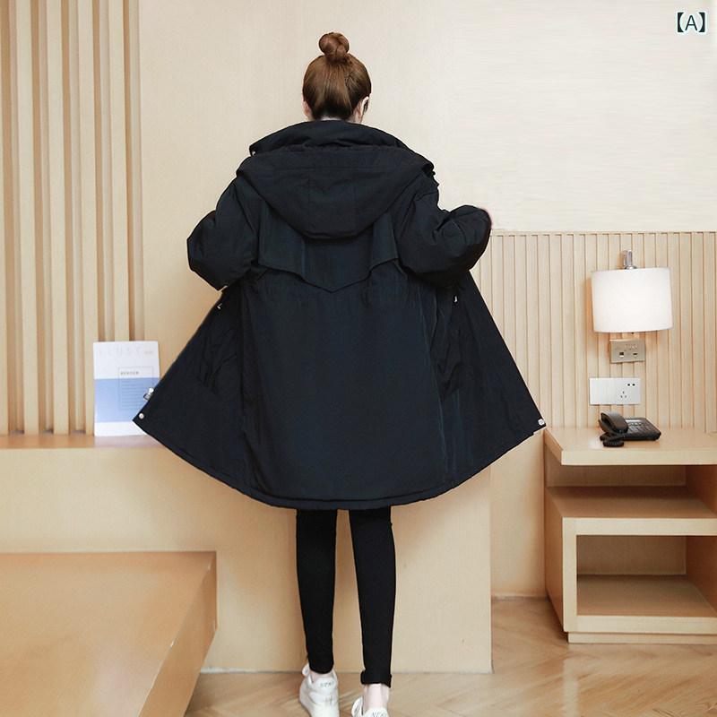 レディース パーカー マウンテン 冬服 裏起毛と 厚手 綿の 服 女性用 2024 MM 特大 サイズ スタイリッシュな 年齢を 減らす コート 230 斤 パーカー