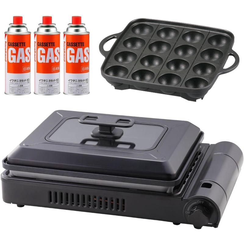 イワタニ Iwatani 岩谷 カセットガス ホットプレート 焼き上手さんβプラス CB-GHP-BPLS｜LAONsChoice
