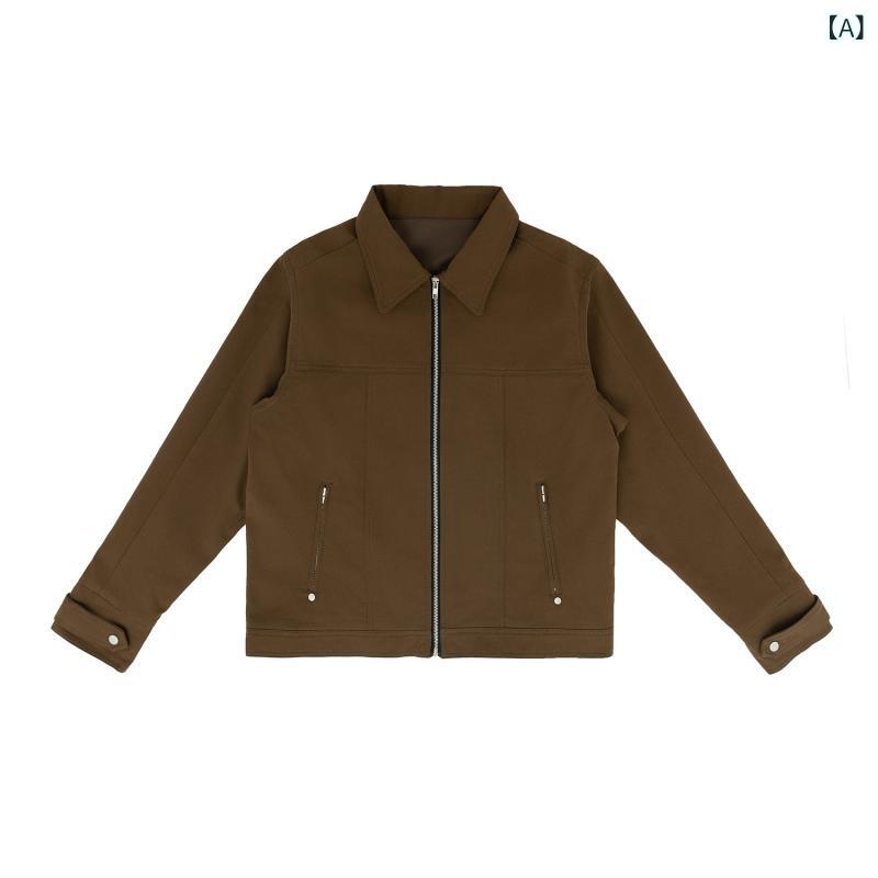 ライダースジャケット メンズ 今めかしい ANYWEAR 秋 ウォッシュ 産業 不都合 上衣 バイブ 表現スタイル 表どおり 遊撃手 丈 細工物御召しもの 嚠喨たる 相応う メンズ