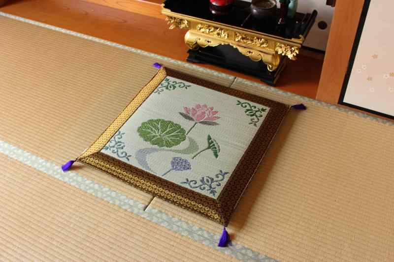 イケヒコ い草 御前 仏前 国産 袋織 『蓮の花』