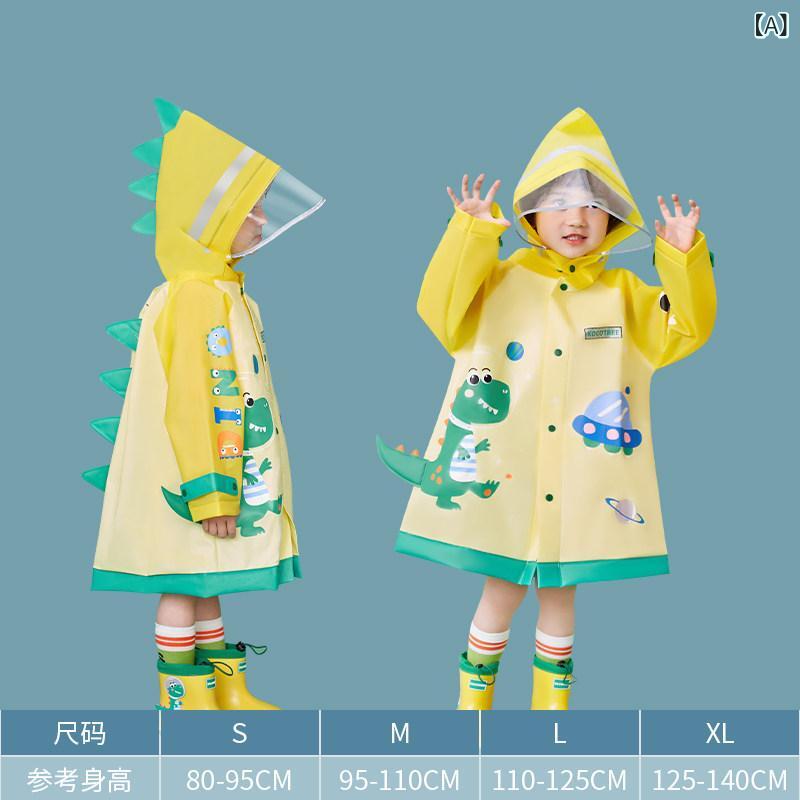 雨がっぱ キッズ レインウェア KK Tree 子供用 レインコート 小学生 男の子 女の子 幼稚園 ベビー 1年生 セット スクール バッグ