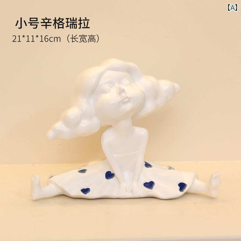 かわいい 飾り 雑貨 な 樹脂製 シンガ レラ キャラクター ワイン キャビネット オーナメント モダンで シンプル リビング ルーム オフィス ホームデコレーション