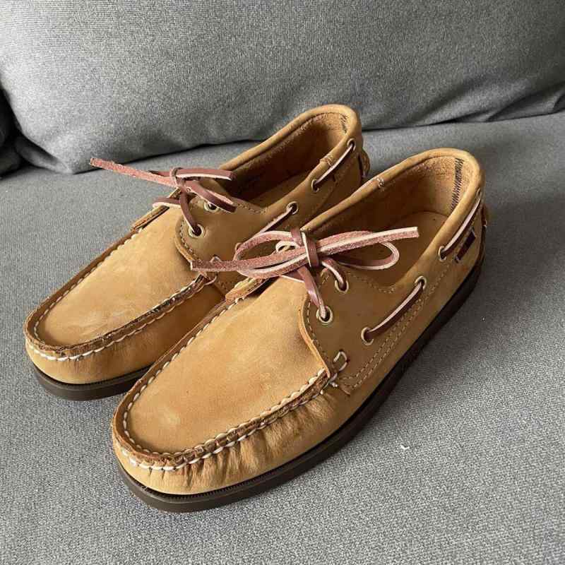 甲板シューズ メンズ 分かりやすい なめし革シューズ PLDNAKUM SEBAGO 短艇 シューズ 心地好い １番ウッド 蟇