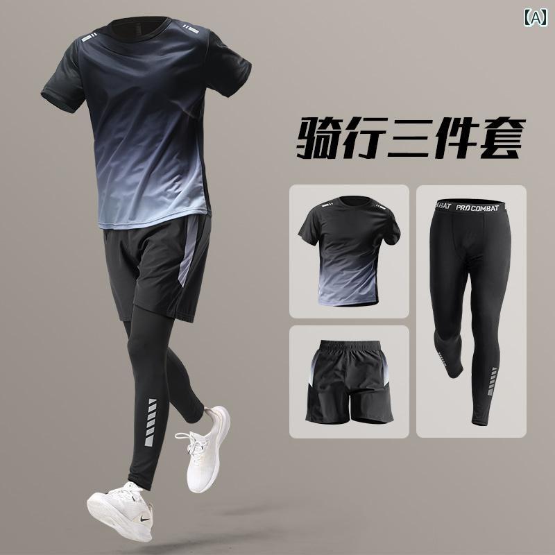 楽天市場】サイクリングウェアメンズジャケットズボンズ装備長袖スーツ