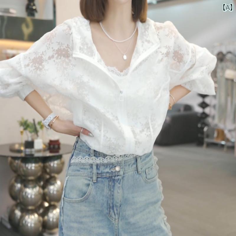 レディースパーカー 薄手 涼しい 長袖 フード付き ショート 丈 通気性 日焼け防止 ジャケット レディース 2025夏 小さめ カジュアル 万能 薄手 トップス 4,876円