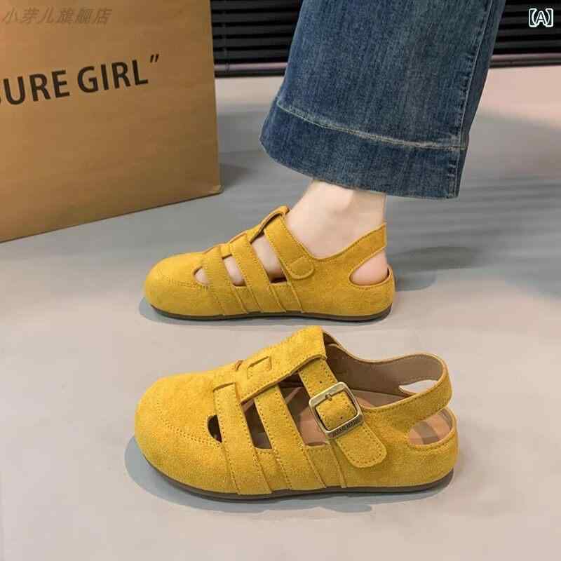 キッズ サンダル フィット感 女の子向け ビルケンシュトック 2025夏の スタイリッシュな つま先 閉じ 靴 子供用 男の子 ベビー ローマ サンダル