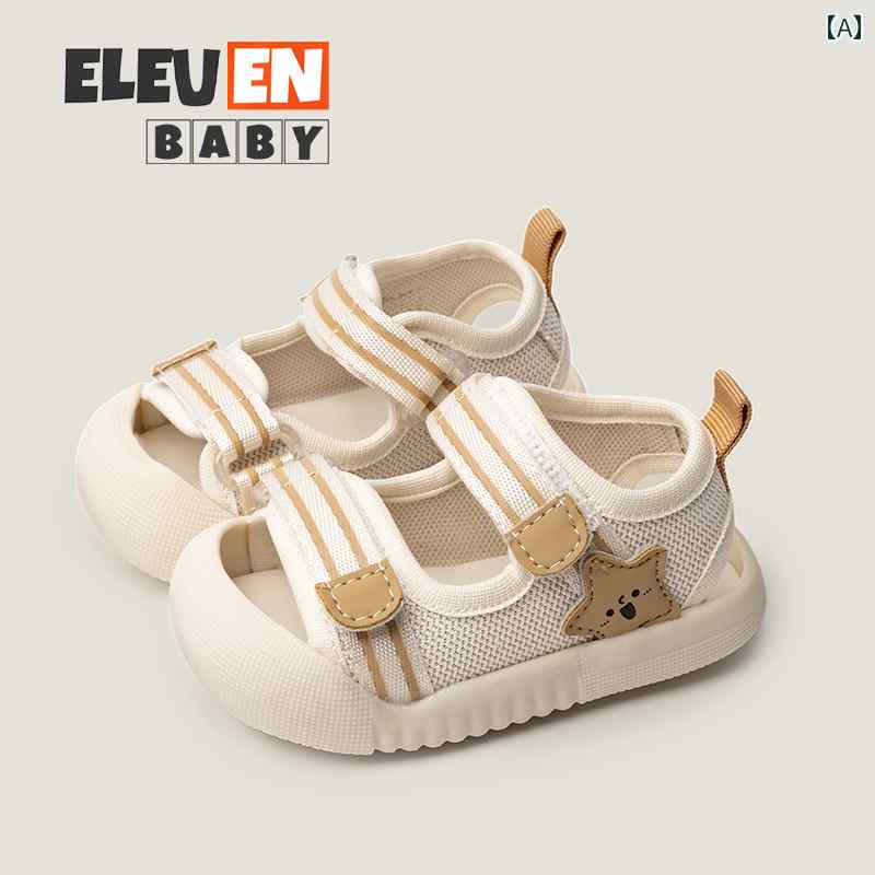 キッズ サンダル フィット感 スペイン 語 ELEUENBABY 幼児用 シューズ 0 ～ 3歳 児用 サンダル 男の子と 女の子用 滑り止め ソフト ソール 夏用 ベビー