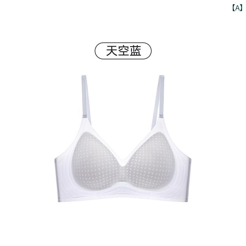 レディース ブラ フィット マ オレ ン 下着 レディース 夏 薄型 美しい 背中 シームレス 胸 コレクション 垂れ 防止 新型 冷感小 ギャザー ブラ