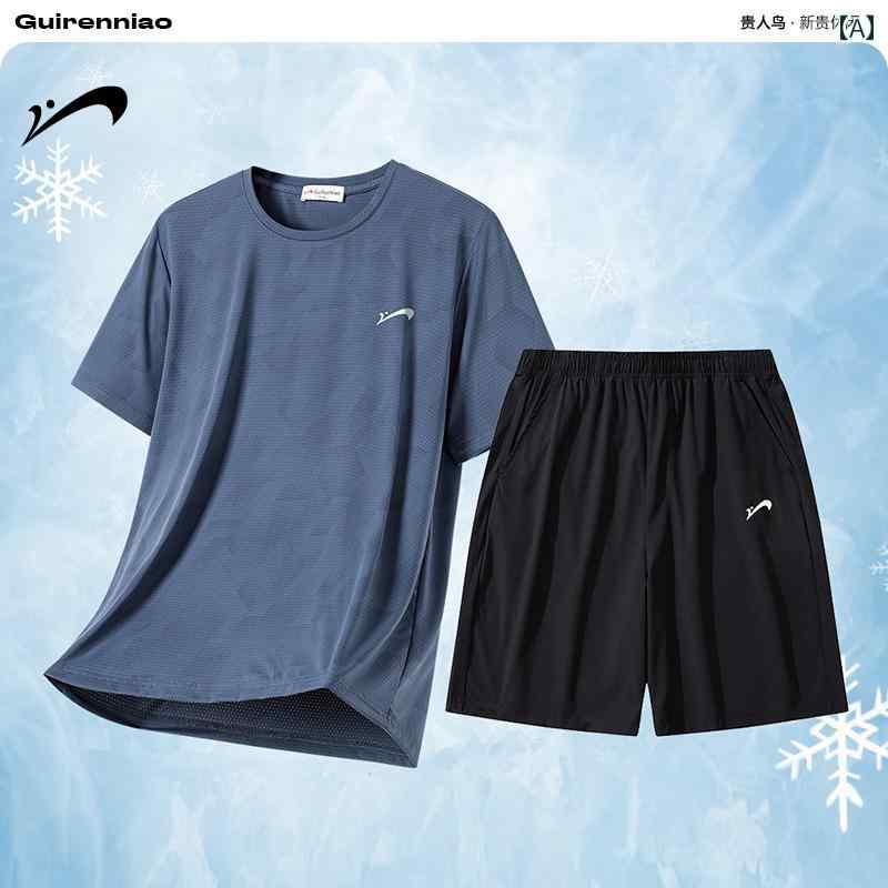 刷り上げる プルオーバー メンズ Guirenniao 冷感 運動競技 お父ちゃん 背広 半袖 プルオーバー メンズ 夏 心地好い ラウンド素っ首 速乾 遊撃手 ズボン下 背広