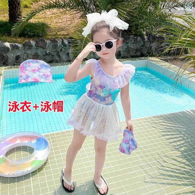 ベビー用 水着 英国製 NextRoad マーメイド ガールズ 水着 ワンピース 子供 プリンセス ベビー 夏服 海辺｜LAONsChoice