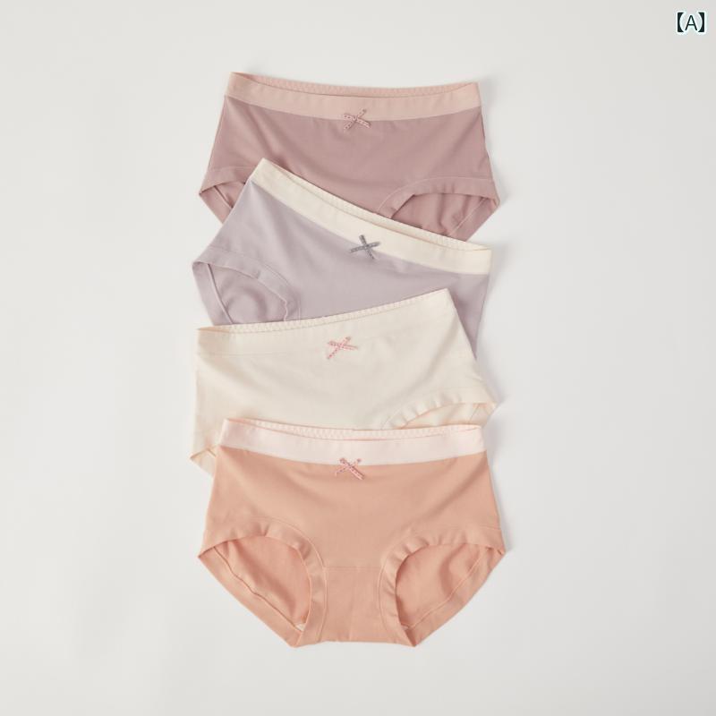 下着 ショーツ　レディース 女性用 下着 綿 フル コットン クロッチ 抗菌 ガールズ ショーツ 通気性 薄手 ウイグル長 繊維 快適 ヒップ ラップ
