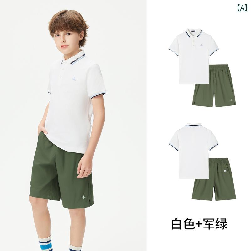 キッズ 心地好い ズボン下 書き割り Navigare イタリア共和国 帆船 小わっぱ服 ボーイズ 背広 2025夏 小わっぱ用 運動競技 背広