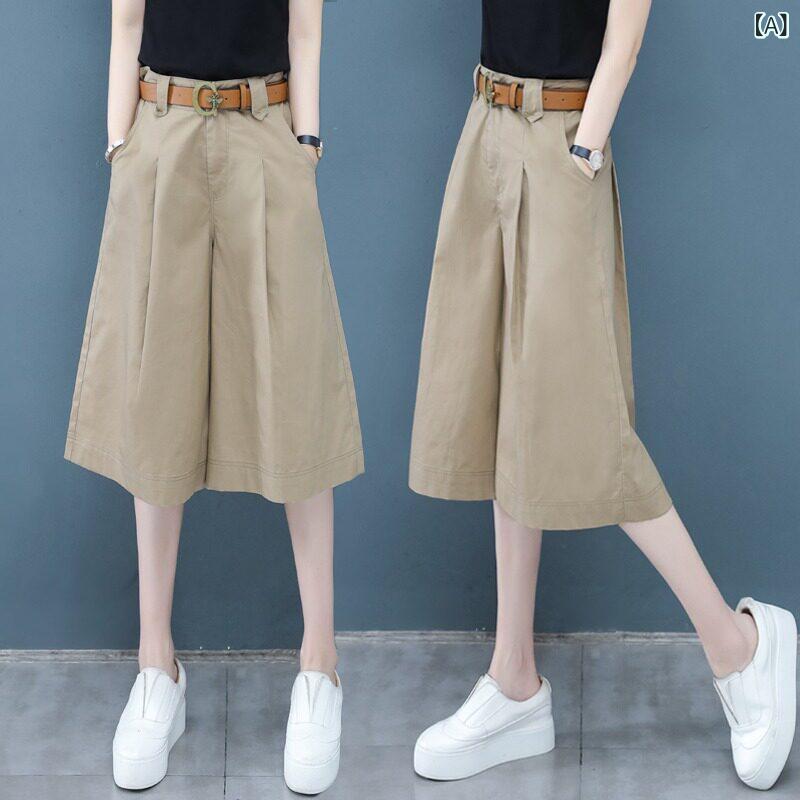 さる股引き スコート 今めかしい 心地よい ズボン下 広広とした レッグ レディース クロップドパンツ 夏 薄っぺら ゆったり 韓国 御機嫌酉の方角 引っ切り無い 並み並み 丈 67 尖んがり スコート ズボン