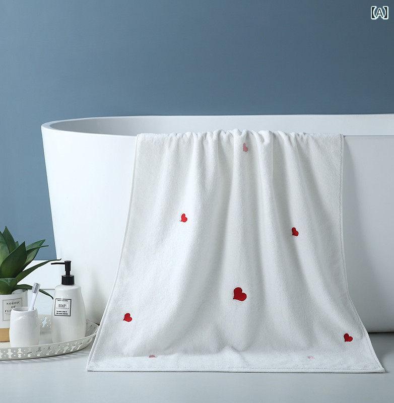 バスタオル 吸水 家庭用 バス タオル 綿 家庭用 吸水性 抗菌 カップル レディース メンズ 3 点 セット 大人 ラップ 2024新 スタイル